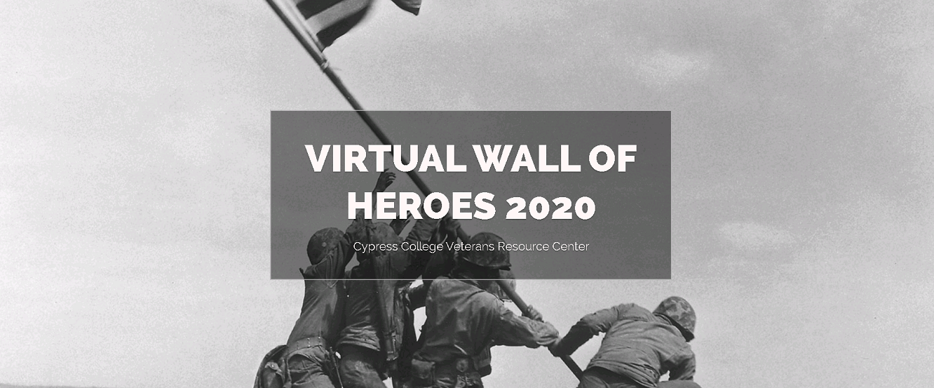 Virtual Wall of Heroes Landing Page