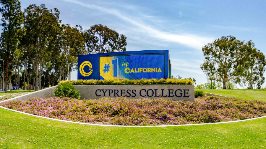 Cypress College Marquee