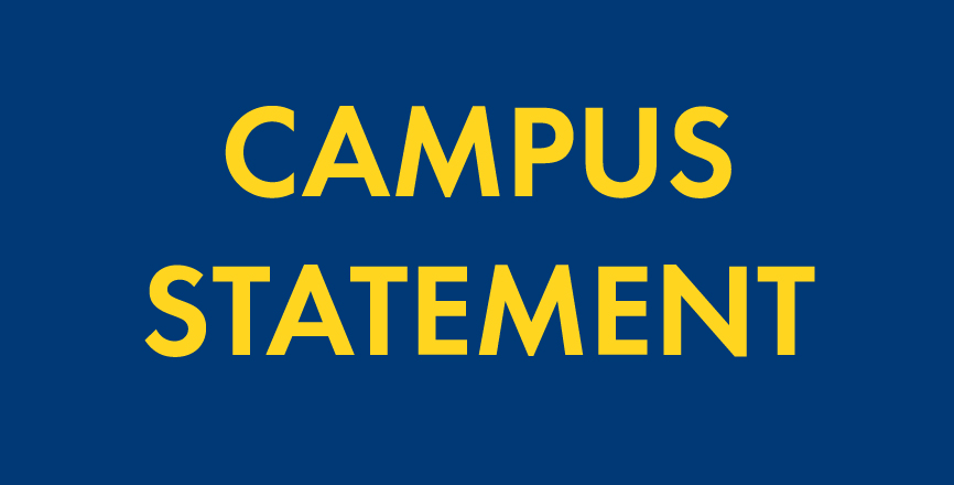 Campus Statement Regarding Video in the News
