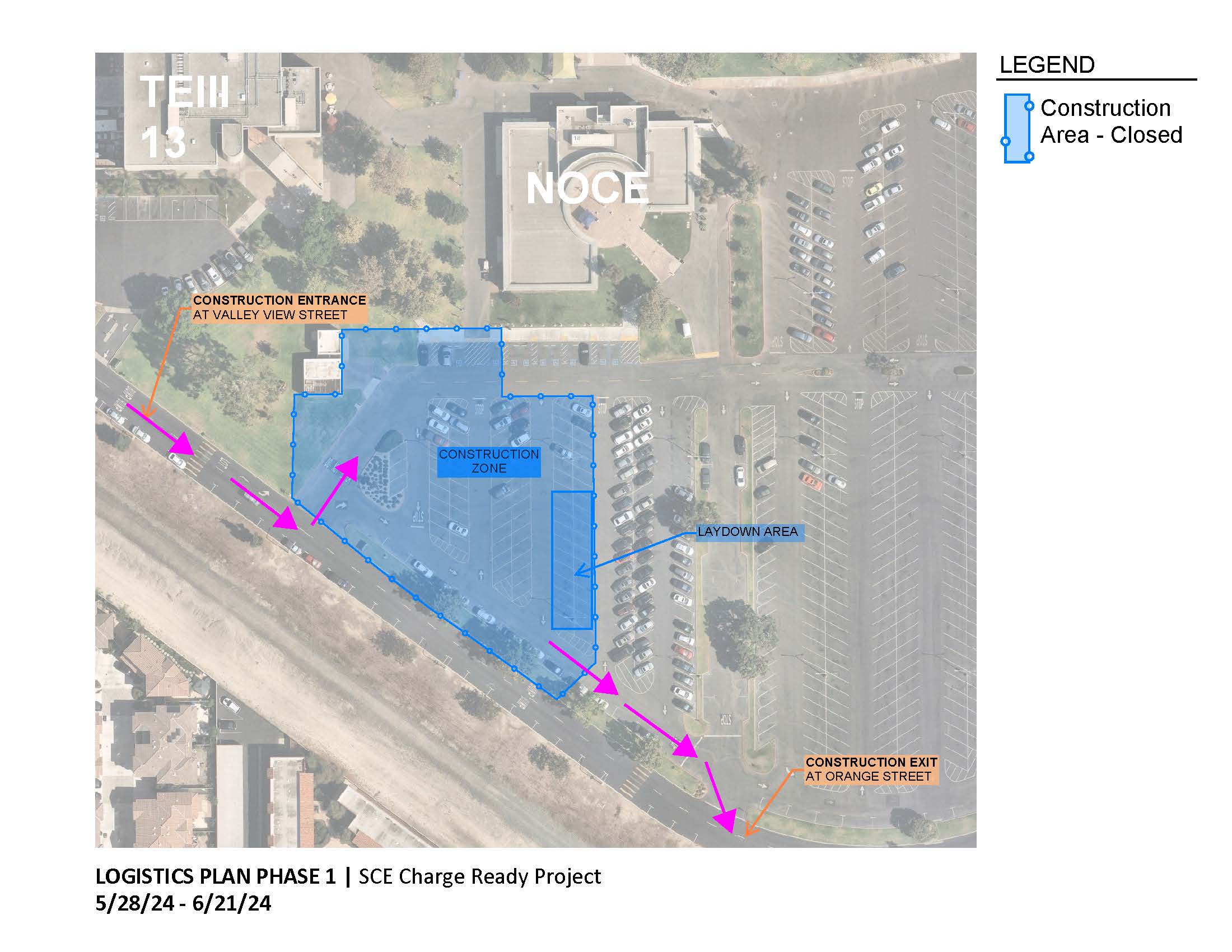 Construction Alert: EV Charging Stations - Cypress College