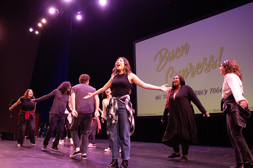 Theatre students perform "Seasons of Love" at Fall 2023 Opening Day