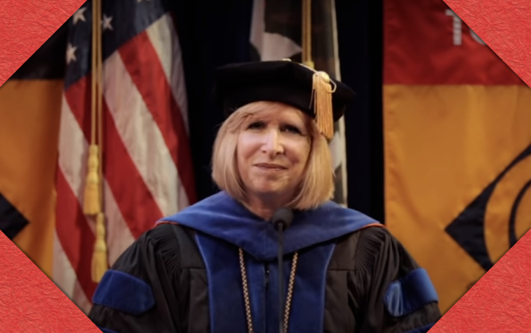 Dr. JoAnna Schilling in graduation regalia