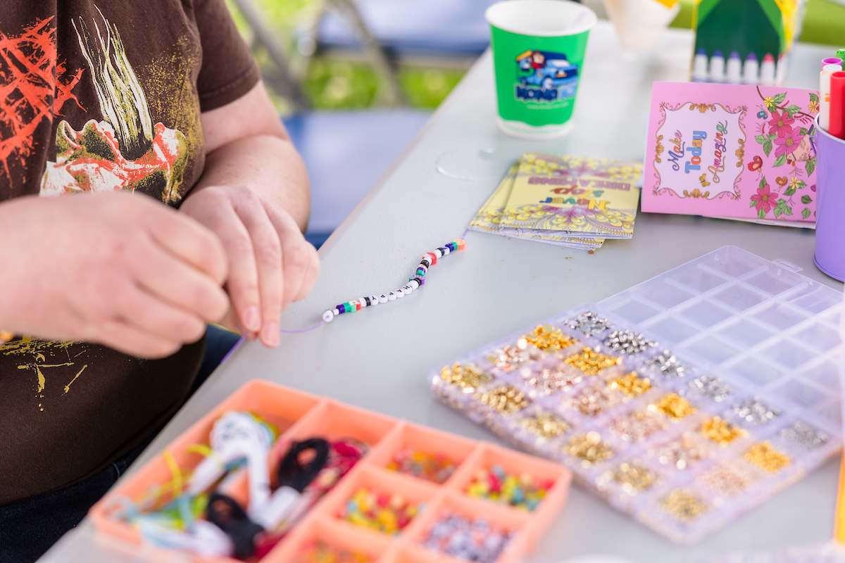 Hands bead bracelets