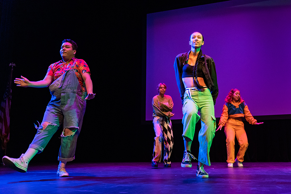 Cypress College Dance students perform at the spring 2023 Opening Day ceremony.