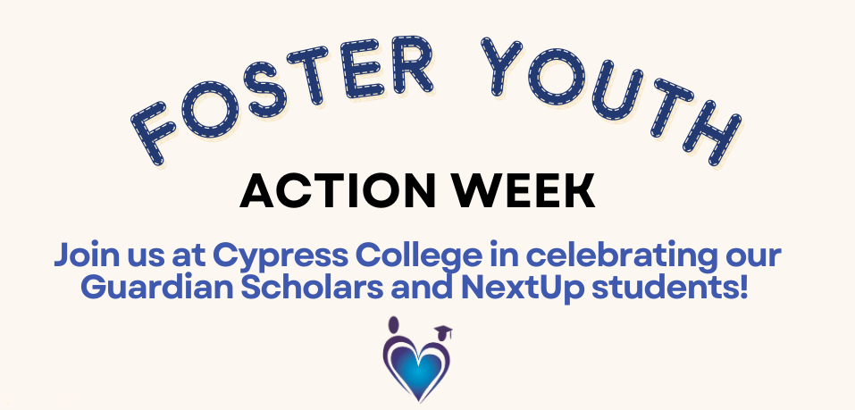 A graphic with the words Foster Your Action Week