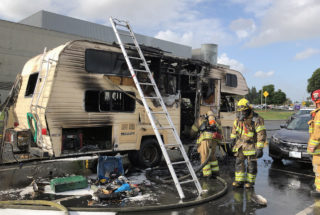 Student in Need Following RV Fire