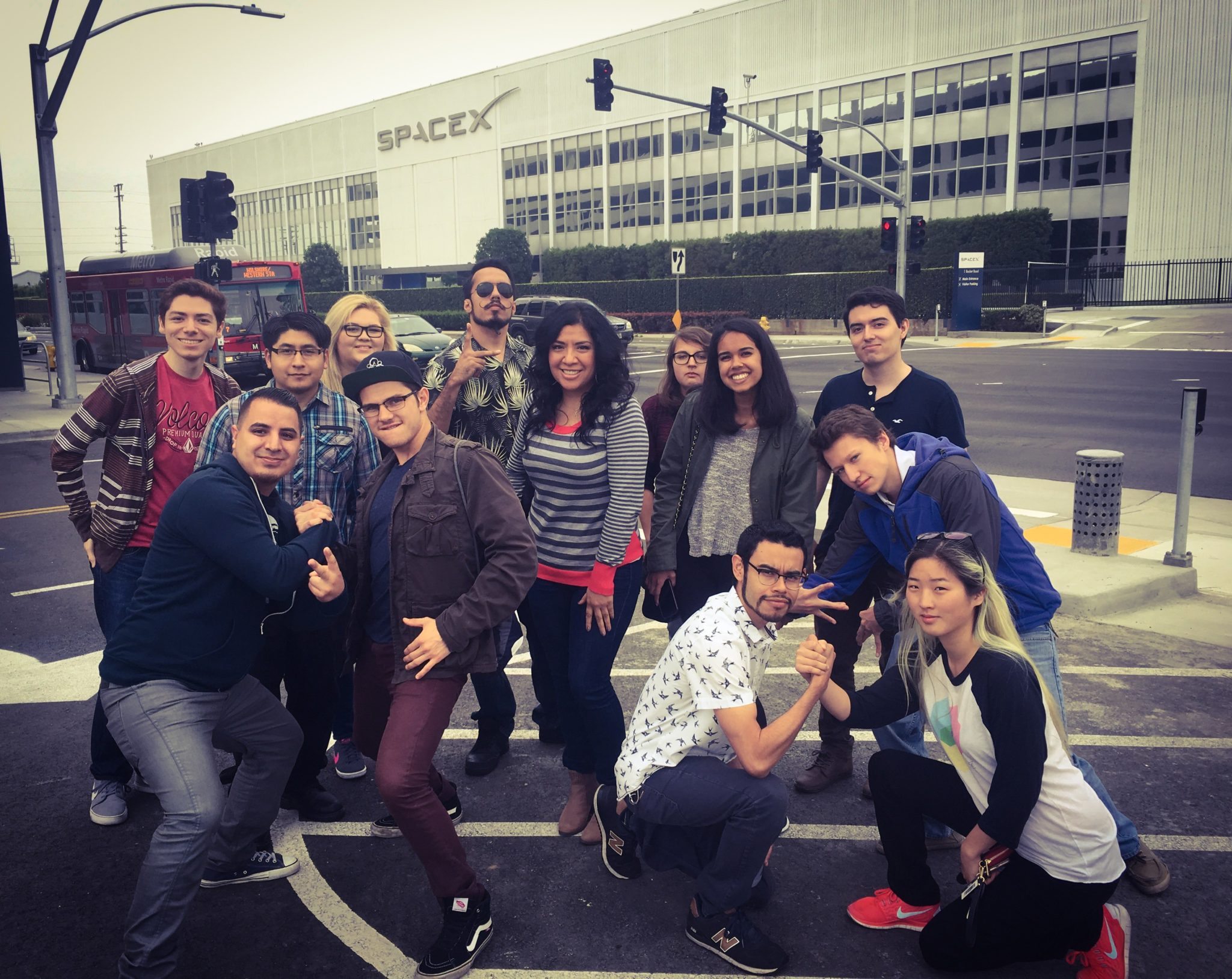 STEM (2) students tour SpaceX, March 2016.