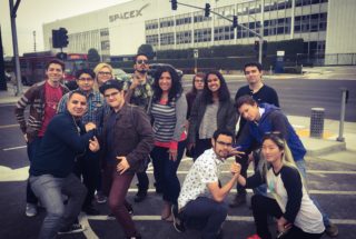 Cypress STEM Students Tour SpaceX