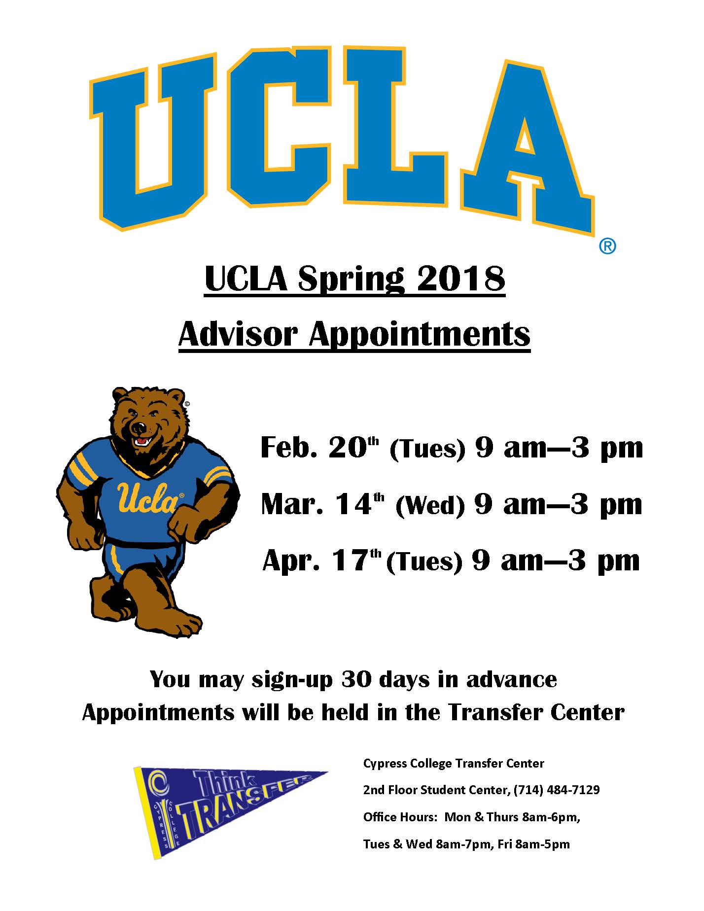 UCLA Advisor appointments