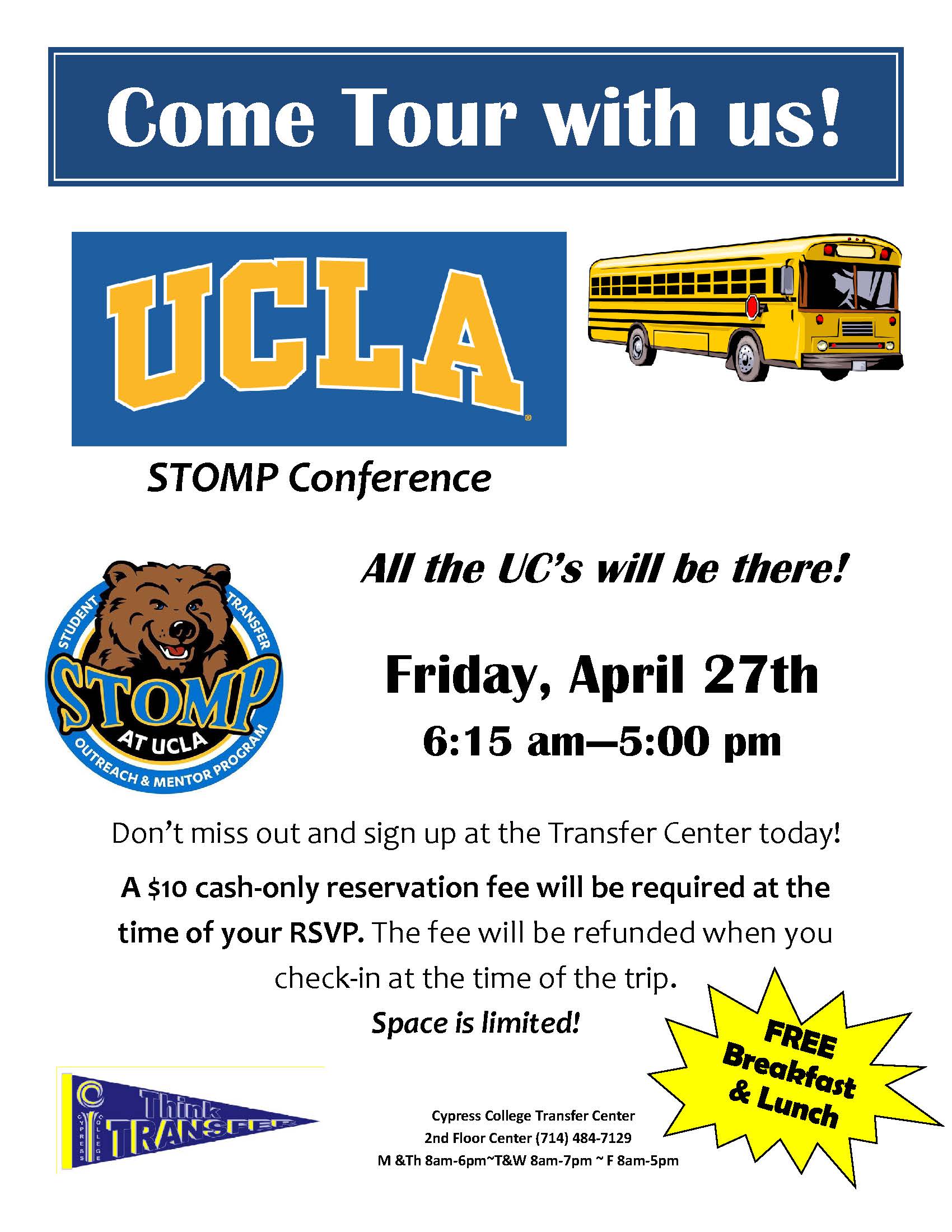 UCLA STOMP Conference flyer