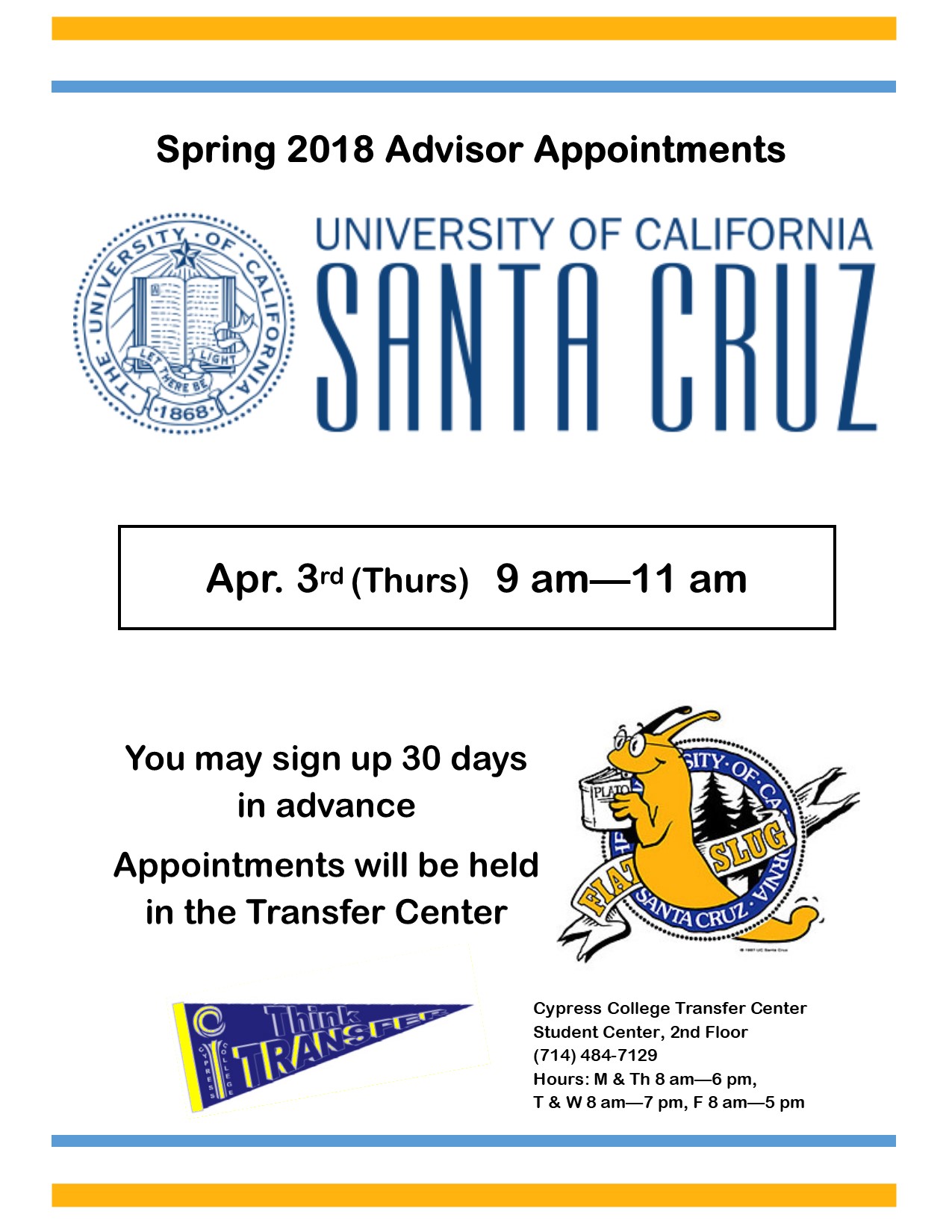 UC Santa Cruz Advisor Appointment