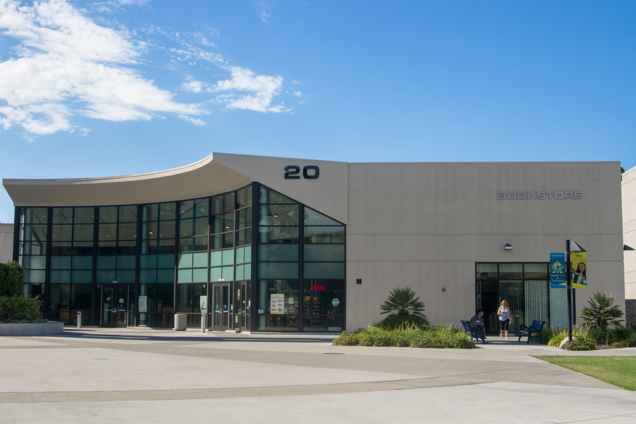 Exterior of bookstore