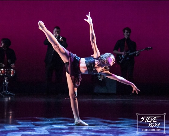 Ballet dancer performing