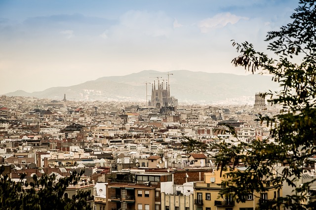 View of Barcelona Spain